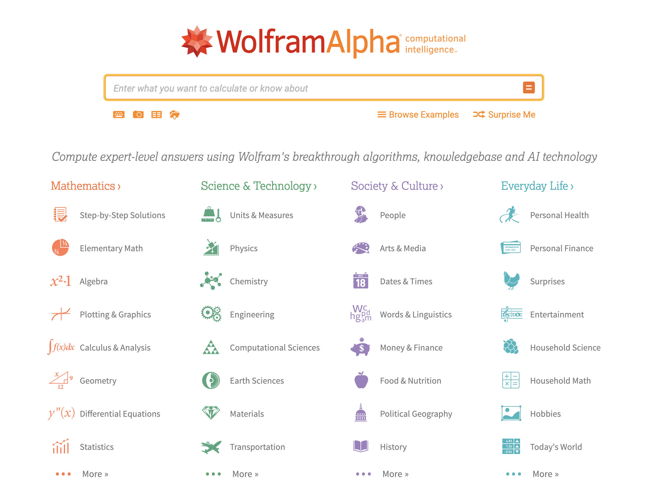 موتور جستجو Wolframalpha